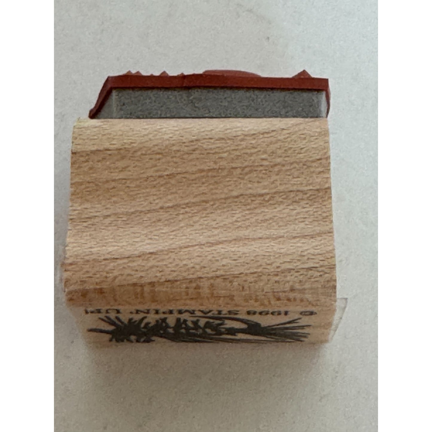 Stampin Up Rubber Stamp Set Gone Fishing Tackle Fish Hook Trout Fathers Day Dad