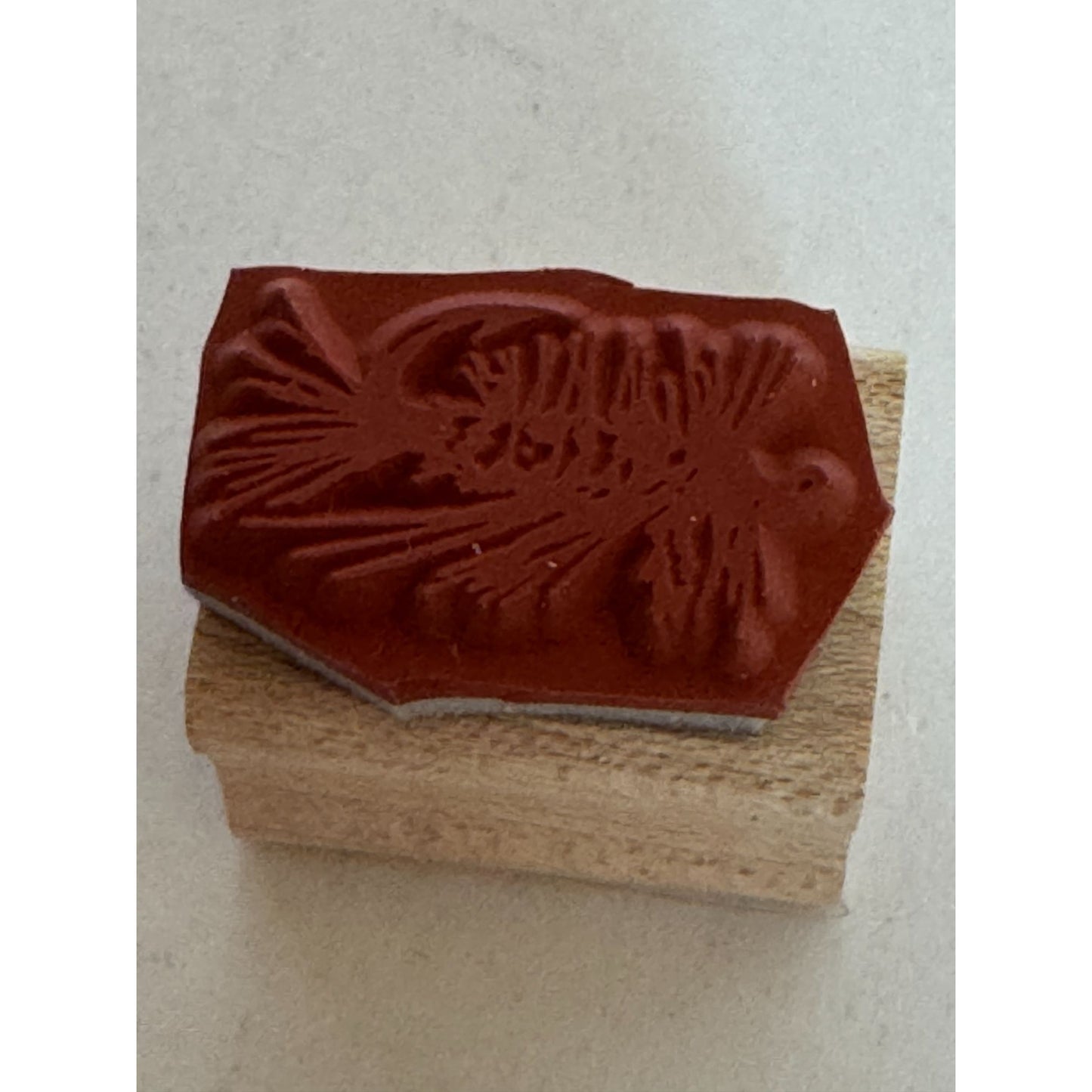 Stampin Up Rubber Stamp Set Gone Fishing Tackle Fish Hook Trout Fathers Day Dad