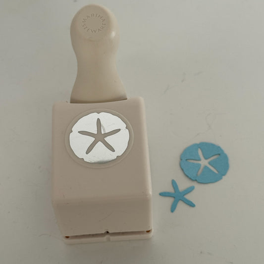 Martha Stewart Paper Punch Sand Dollar Craft Tool Card Making Scrapbooking Beach