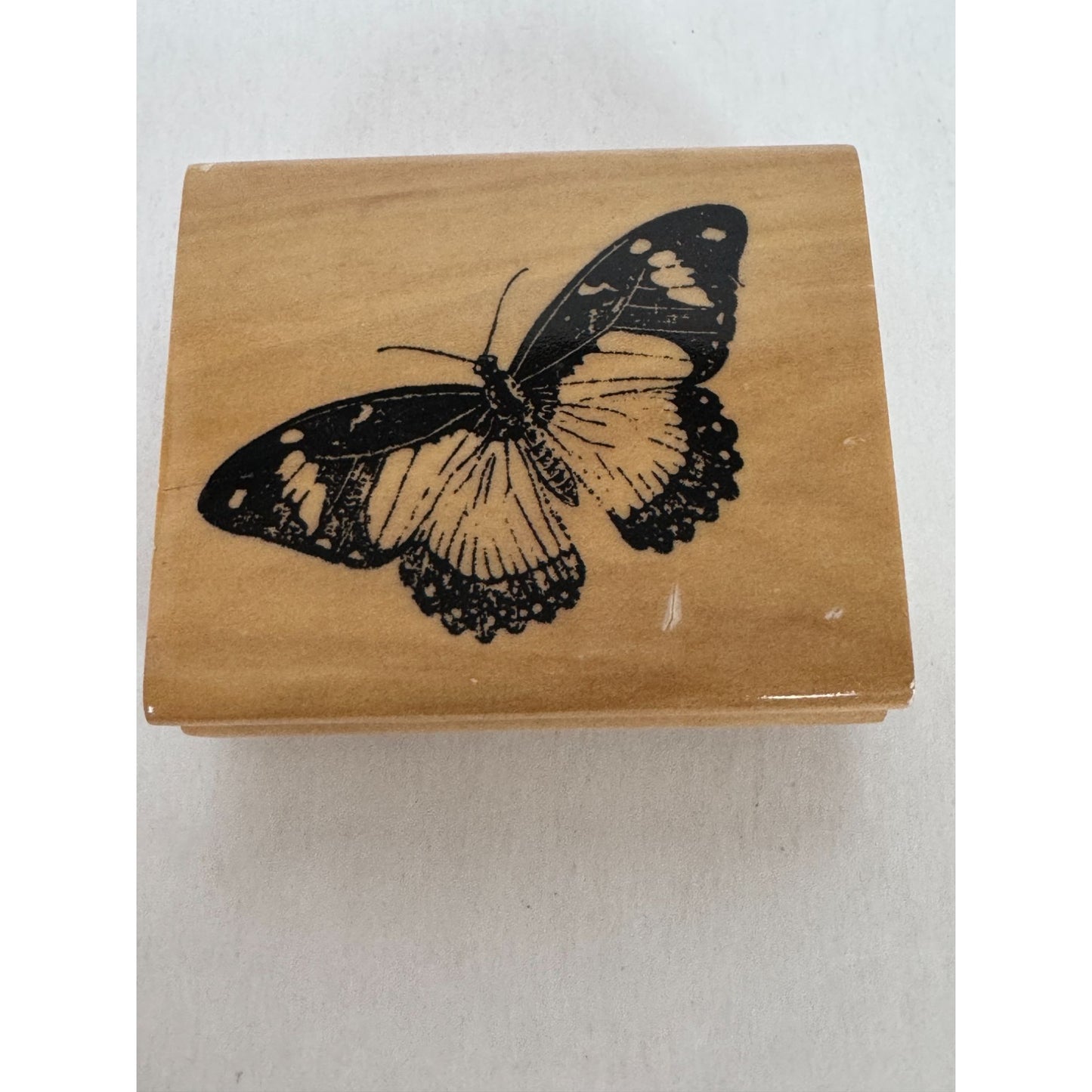 Anitas Rubber Stamp Butterfly Flying Spring Garden Nature Friendship Card Making