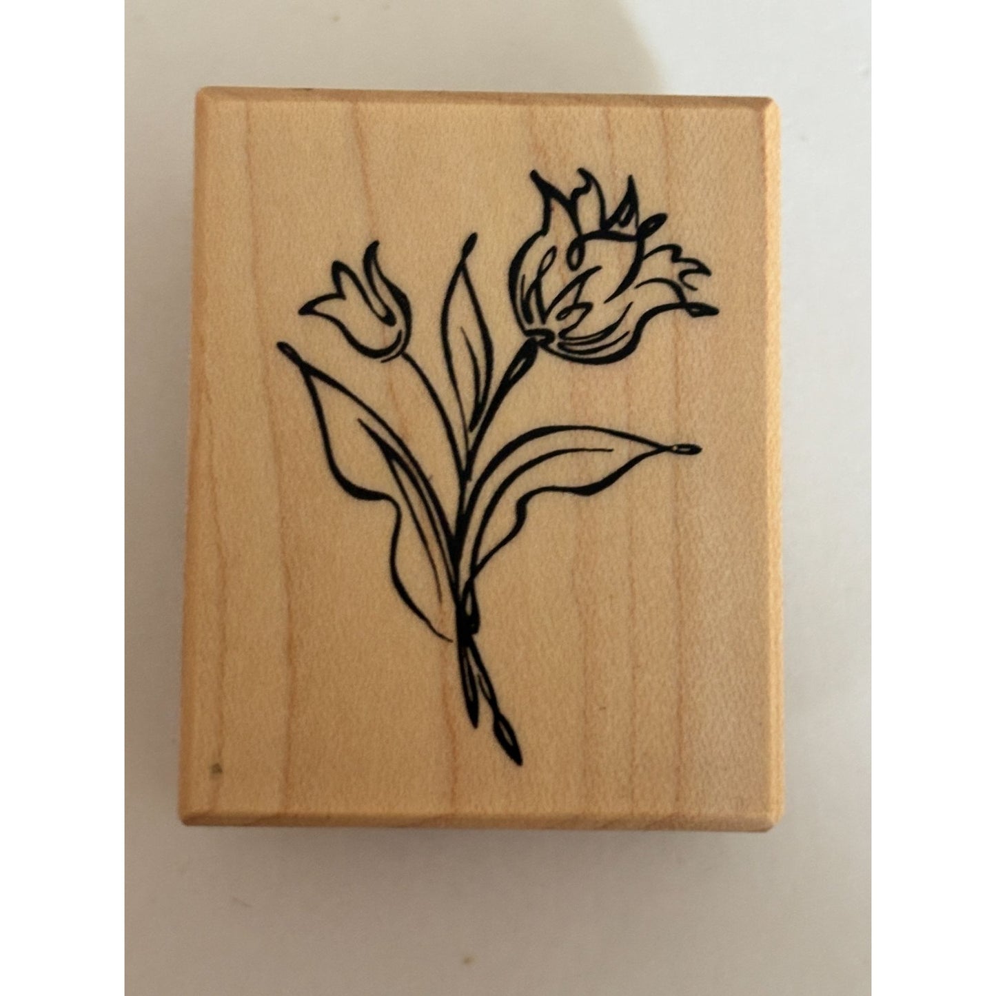 PSX Tulip Flower Rubber Stamp Floral Spring Craft Easter Cardmaking Mothers Day