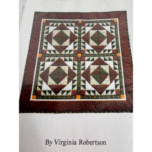 Osage County Quilt Factory Pattern Christmas Cactus Wall Hanging Queen Size UC