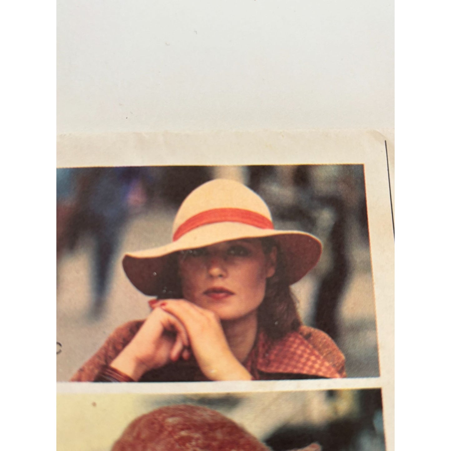 Vogue Sewing Pattern 8836 Stitched Brim Hat Medium Vintage 1970s Accessory Uncut