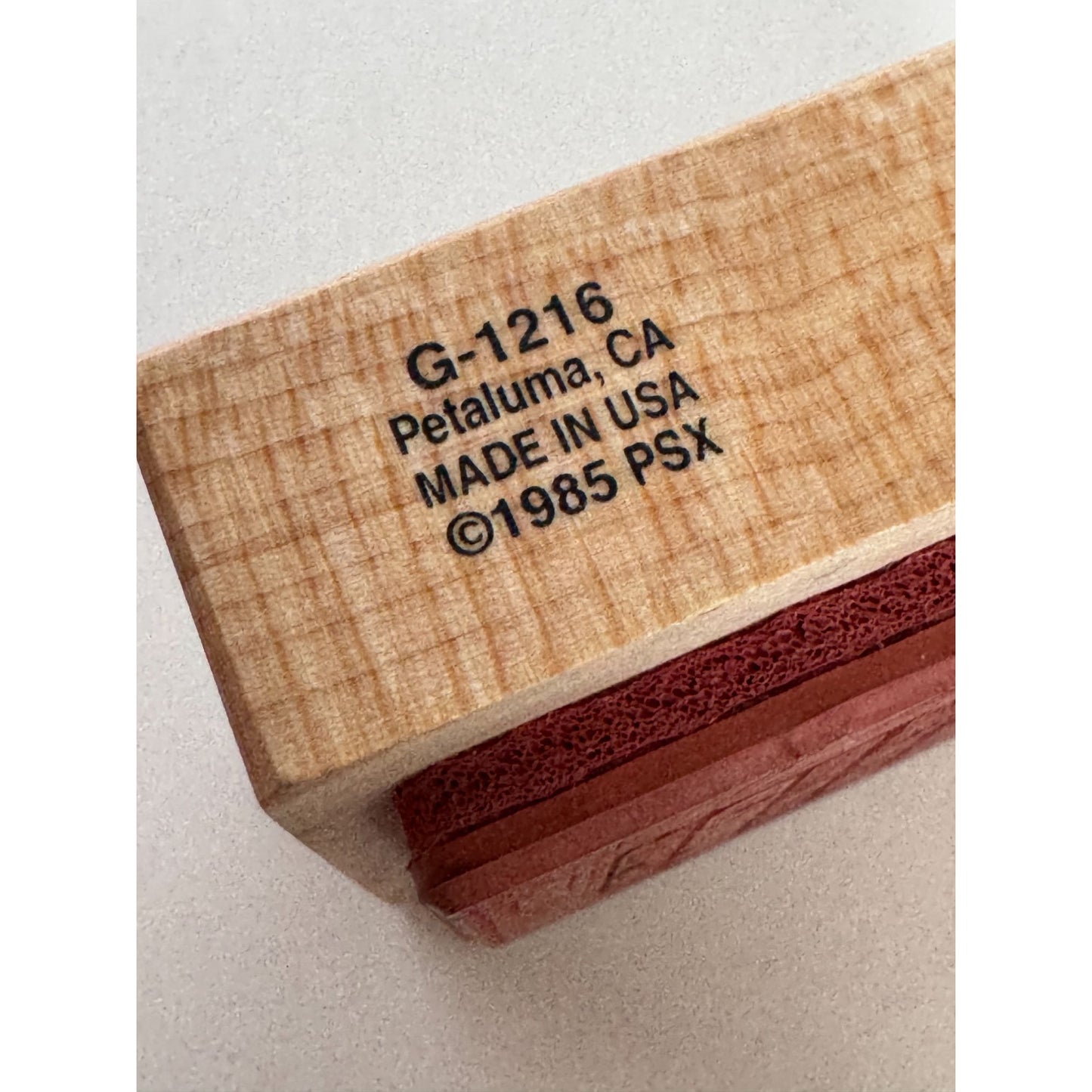 PSX Rubber Stamp Christmas World Together Holidays Sentiment Card Making G-1216