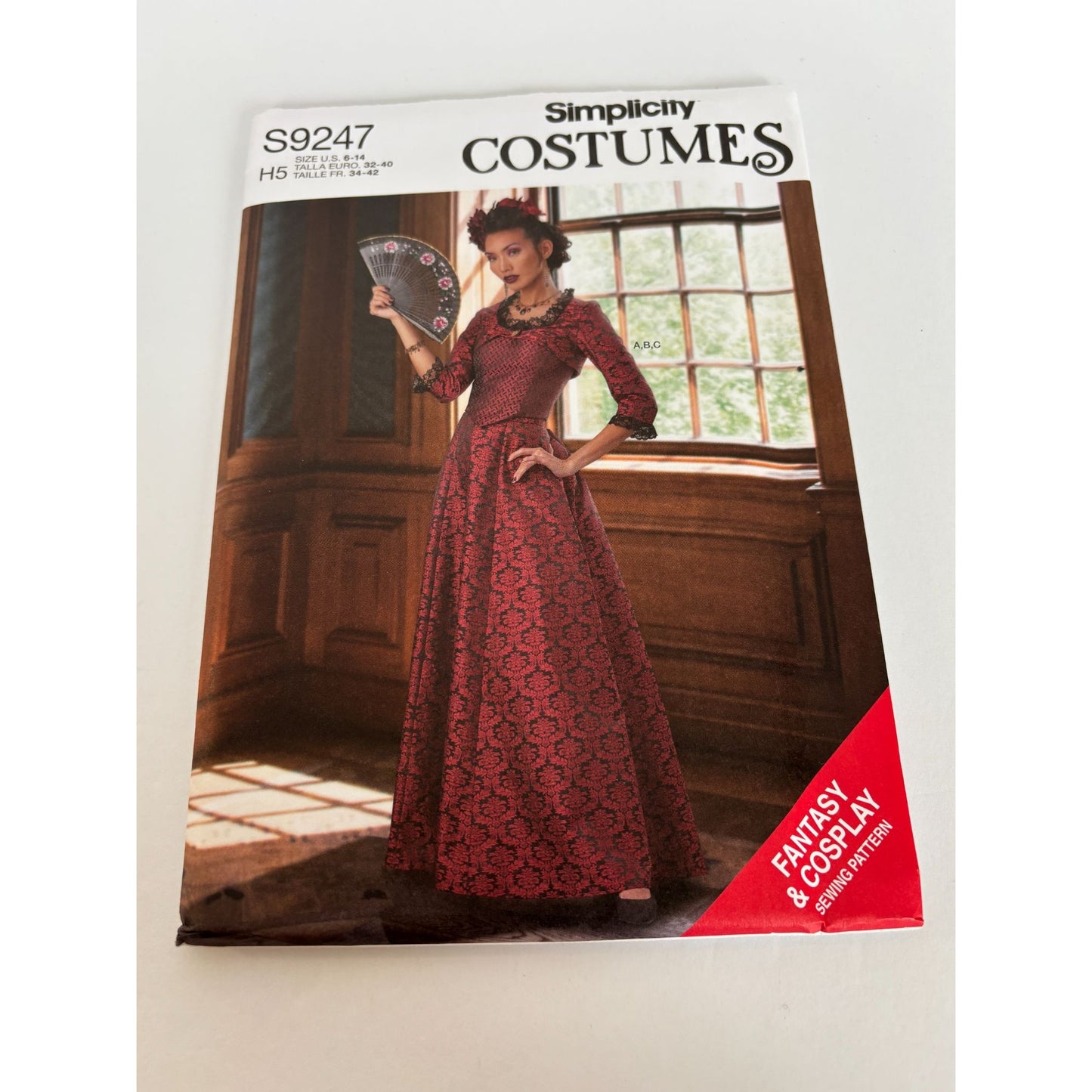 Simplicity S9247 Sewing Pattern Victorian Costume Size 6-14 UC Fantasy Corset