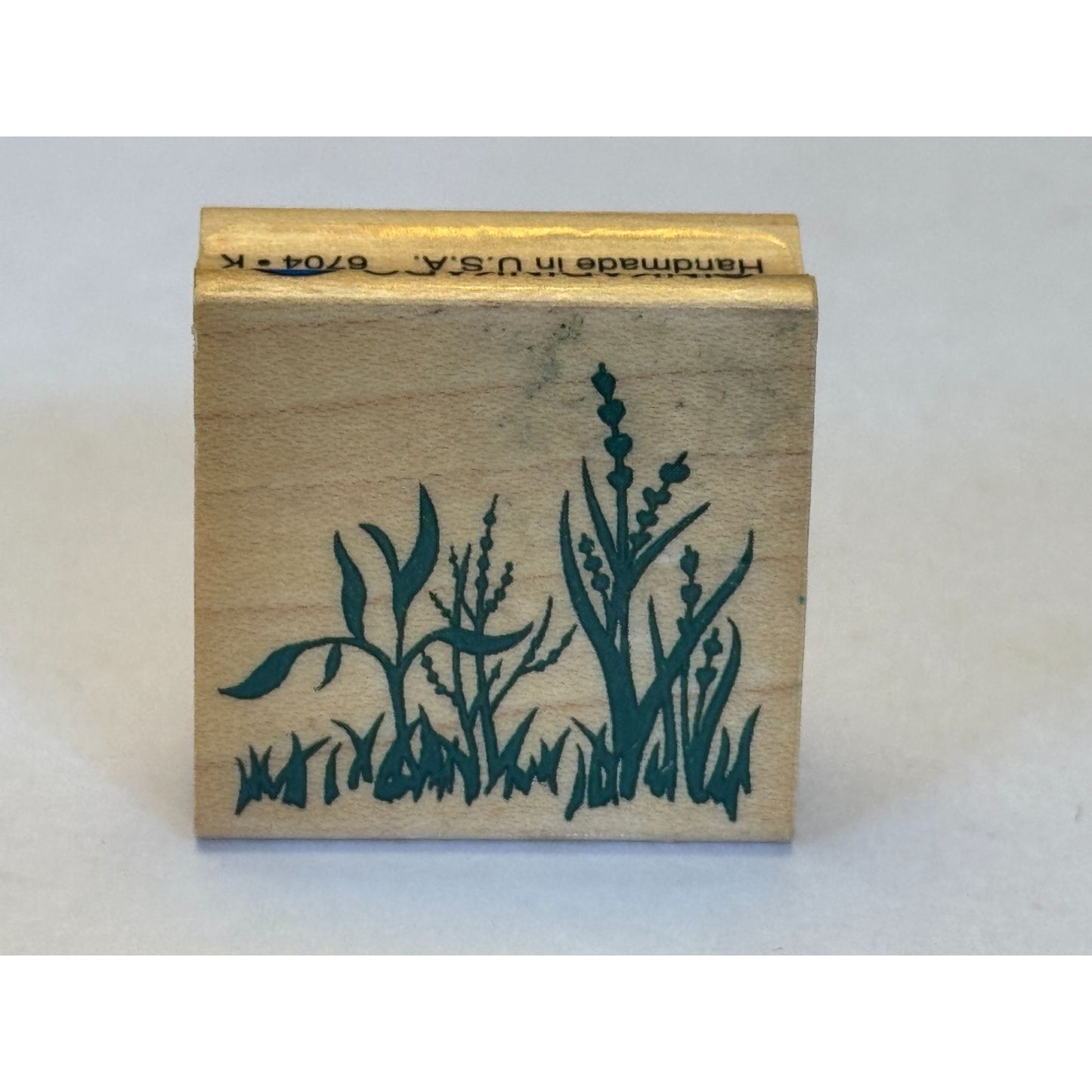 Inkadinkado Rubber Stamp Wildflower Tall Grass Landscape Maker Plant Cardmaking