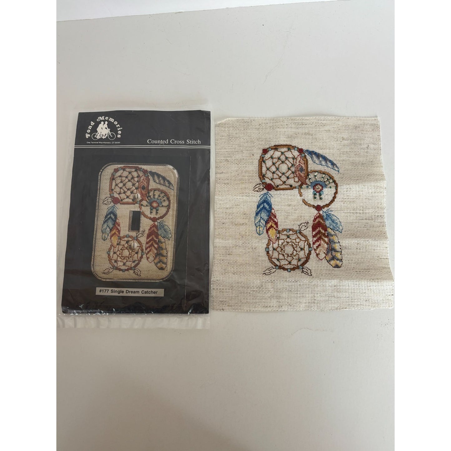 Fond Memories Cross Stitch Pattern Single Dream Catcher Southwest Light Switch