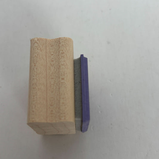 Stampin Up Wood Rubber Stamp I Love It Gift Tag Card Making Words Square Heart