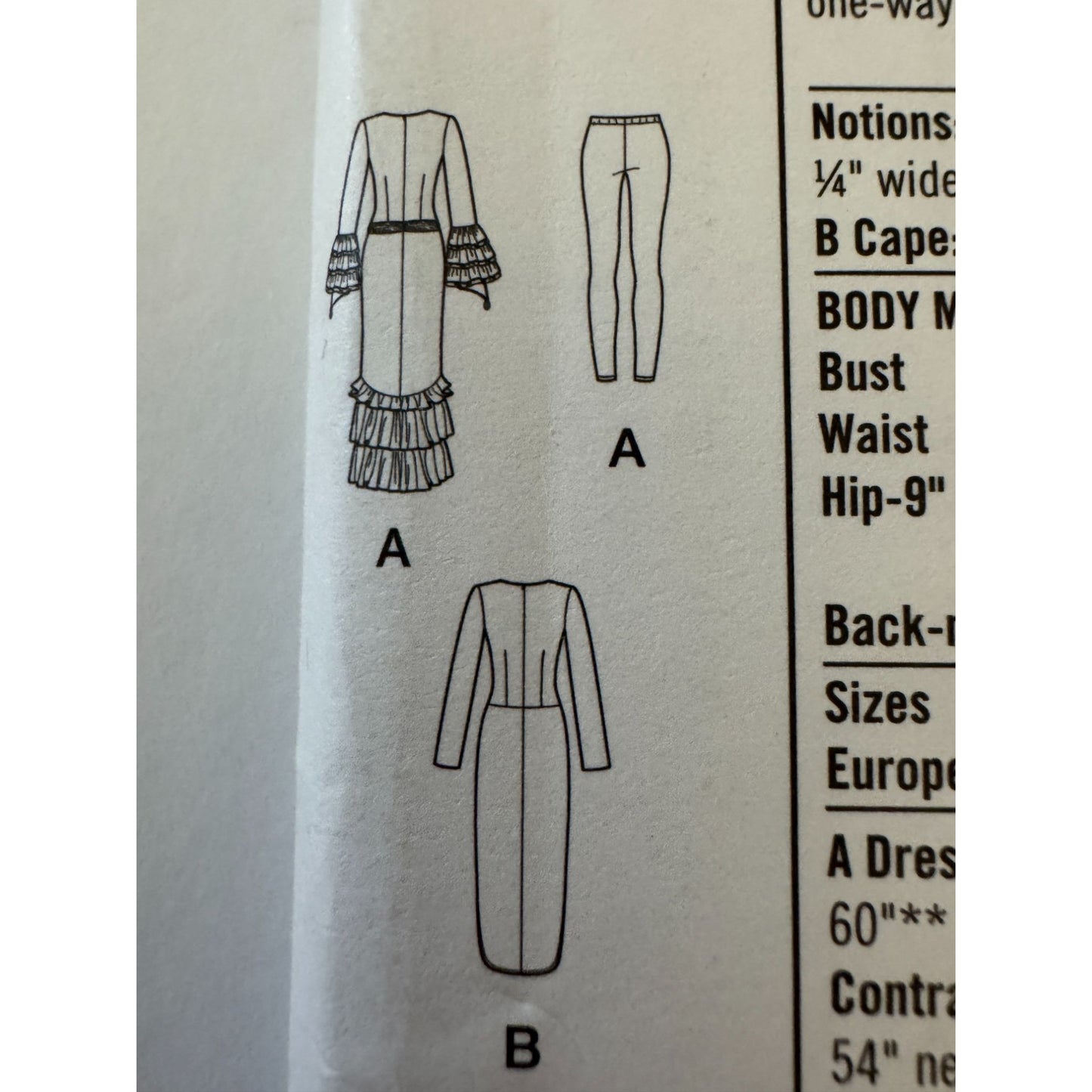 Simplicity Sewing Pattern S8973 Gothic Halloween Costume Vampire Sizes 6-14 UC