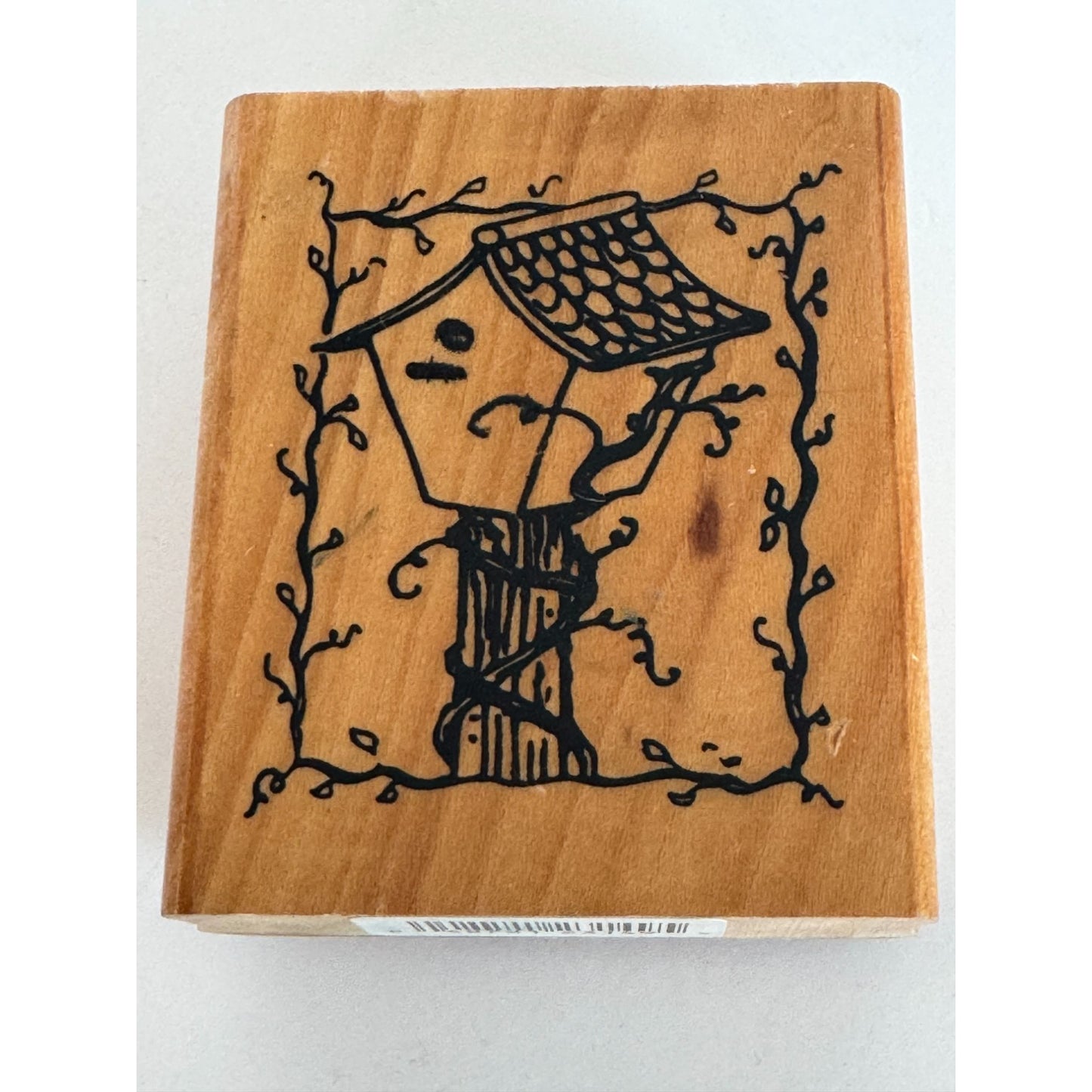 Anitas Rubber Stamp Birdhouse Spring Bird Home Garden Outdoors Card Making Vines