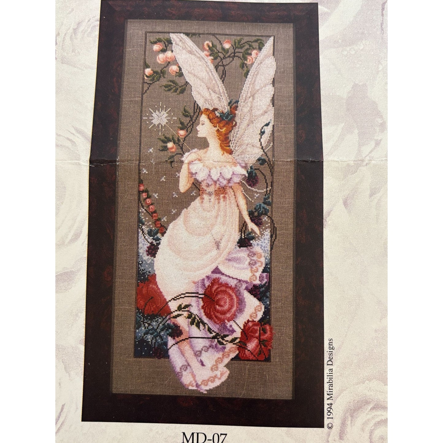 Mirabilia Cross Stitch Pattern Fairy Flora Lot Angel Wings By Nora Corbett MD-07
