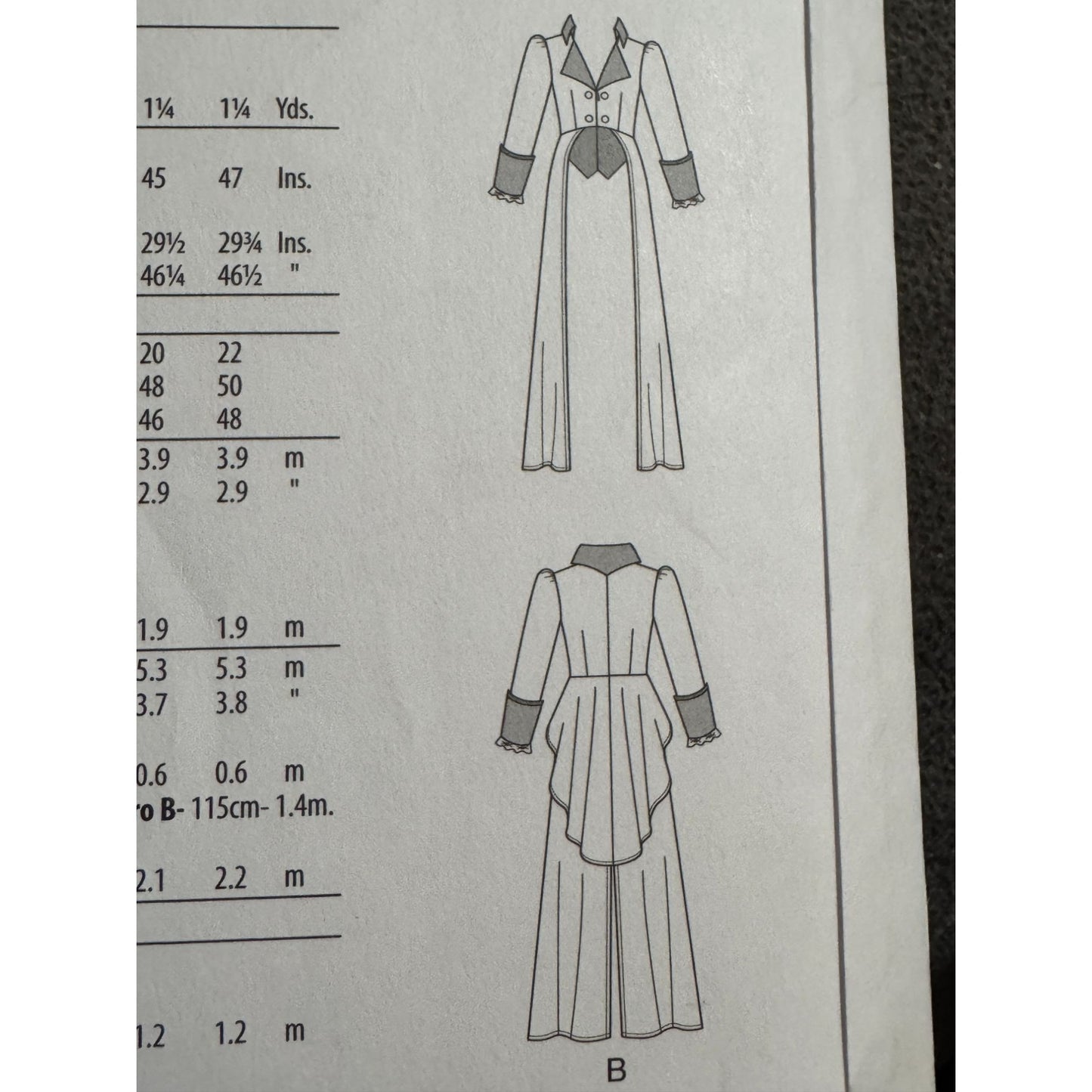 McCalls Sewing Pattern M7641 Costume Steampunk Overskirt Fantasy Size 14-22 UC
