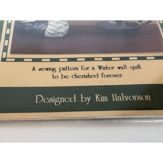 Sweet Peas Quilt Pattern Winter Nights Kim Halvorson Wall Hanging Christmas Moon