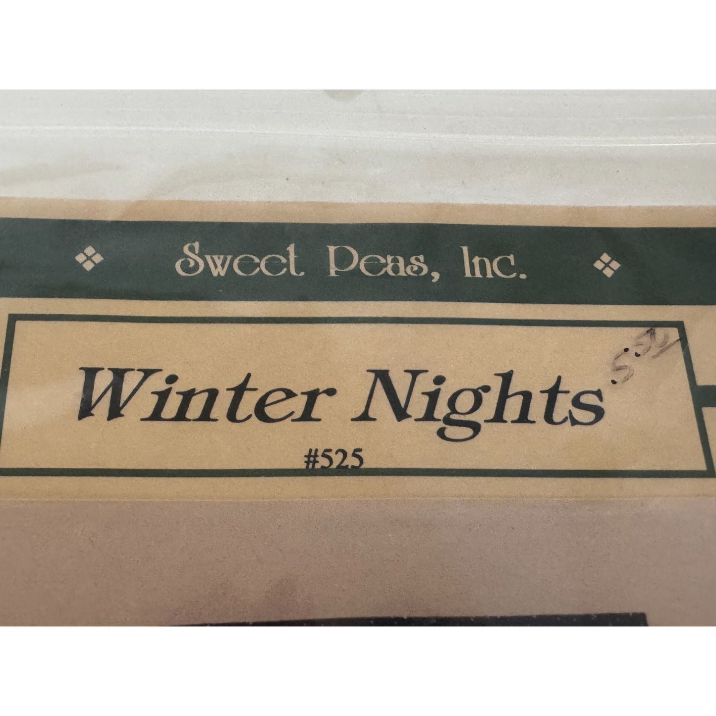 Sweet Peas Quilt Pattern Winter Nights Kim Halvorson Wall Hanging Christmas Moon