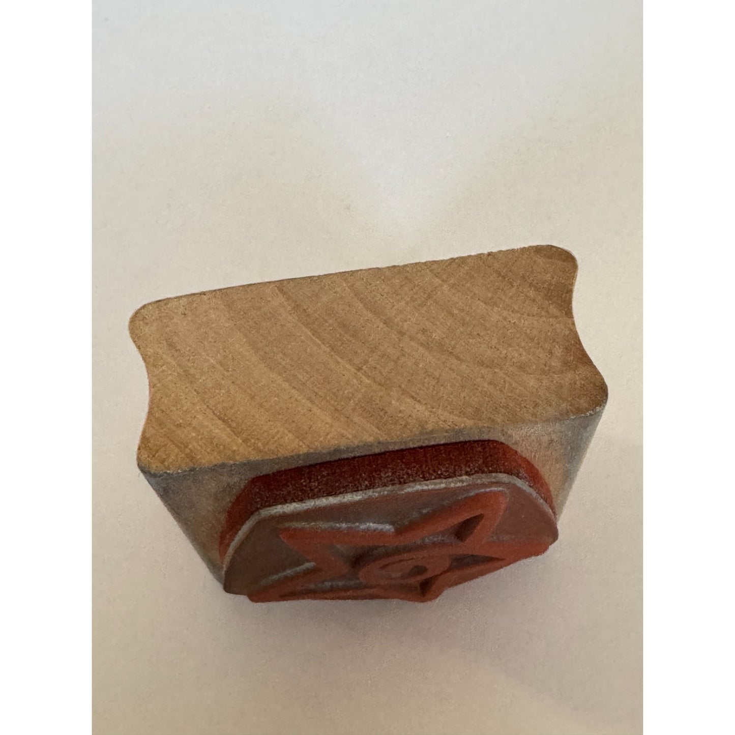 Rubber Stampede Rubber Stamp Swirl In Star Whimsy Whimsical Card Making Shape