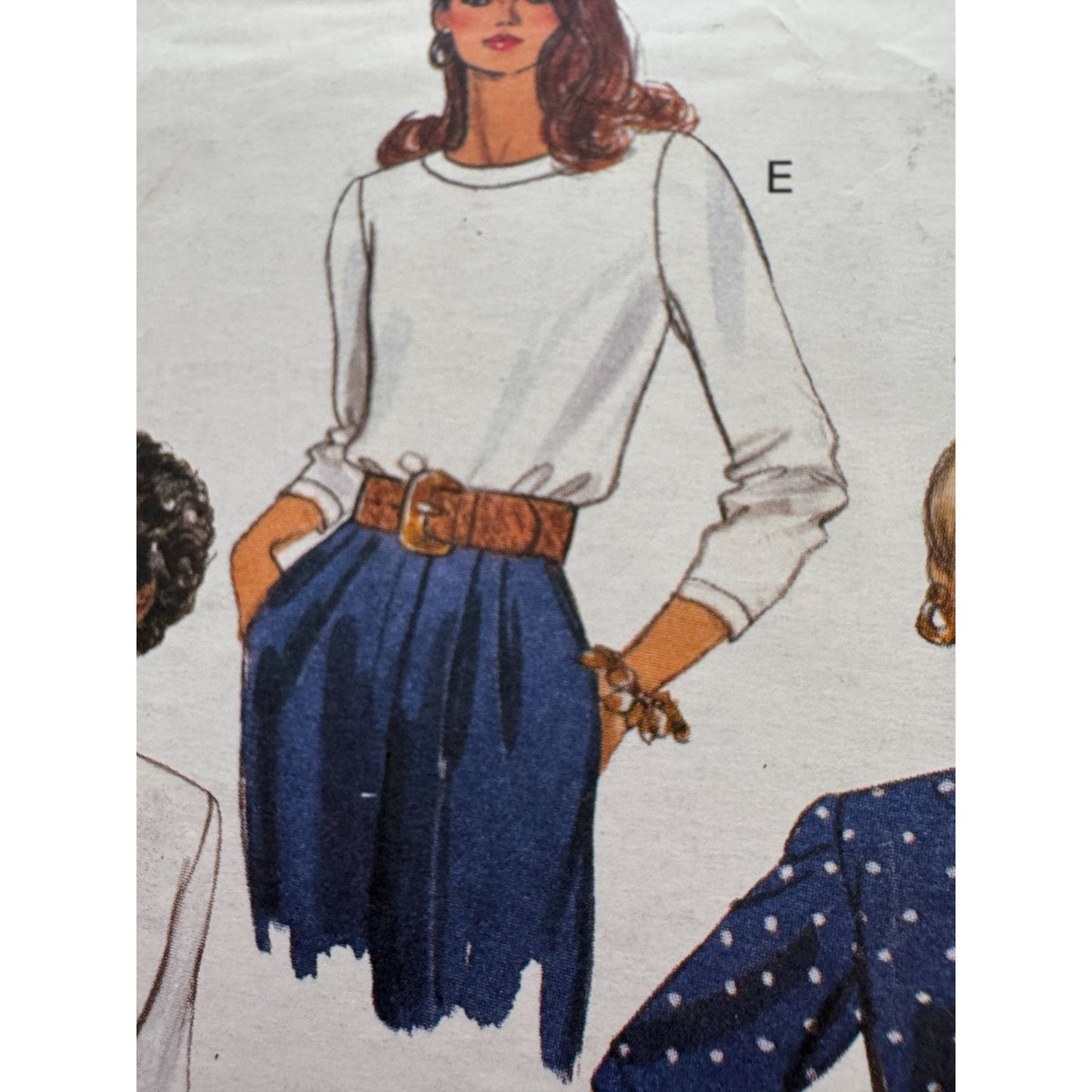Butterick Sewing Pattern 5278 Tops Shirts Neckline Variations 6 8 10 Easy Uncut