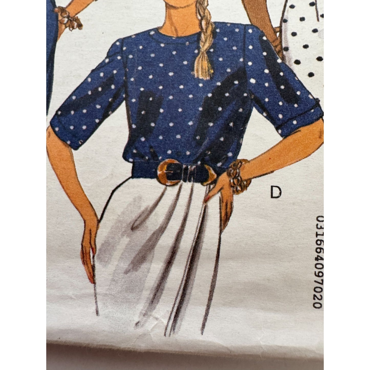Butterick Sewing Pattern 5278 Tops Shirts Neckline Variations 6 8 10 Easy Uncut