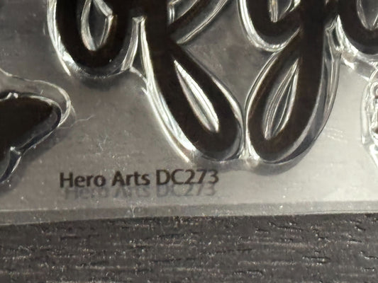 Hero Arts Acrylic Clear Stamps Thinking Of You Clear Card Friendship Card Making