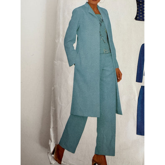 Simplicity Sewing Pattern 9572 Top Jacket Pants Skirt Pants Easy Chic 12-18 UC