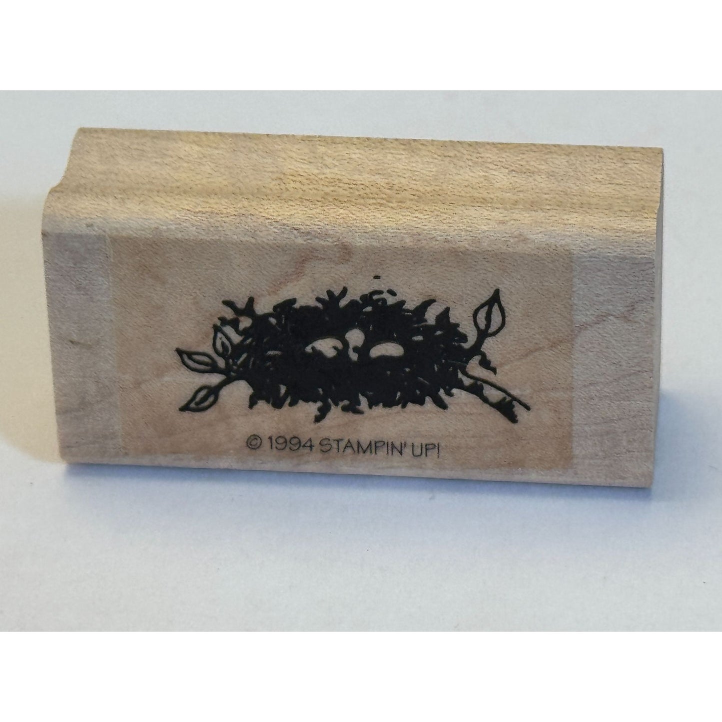 Stampin Up Rubber Stamp Birds Nest Nature Spring Bird Craft Scrapbooking Tool