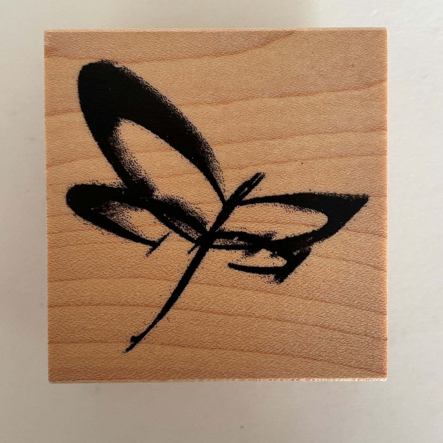 Club Stamp Rubber Stamp Abstract Dragonfly Wings Card Making Minimalist Nature Brushstrokes