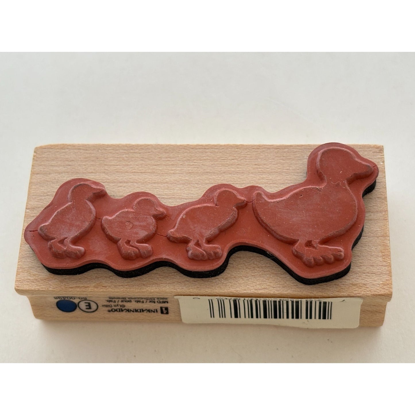 Inkadinkado Rubber Stamp Duck Family Ducklings Mother Animal Spring Card Making
