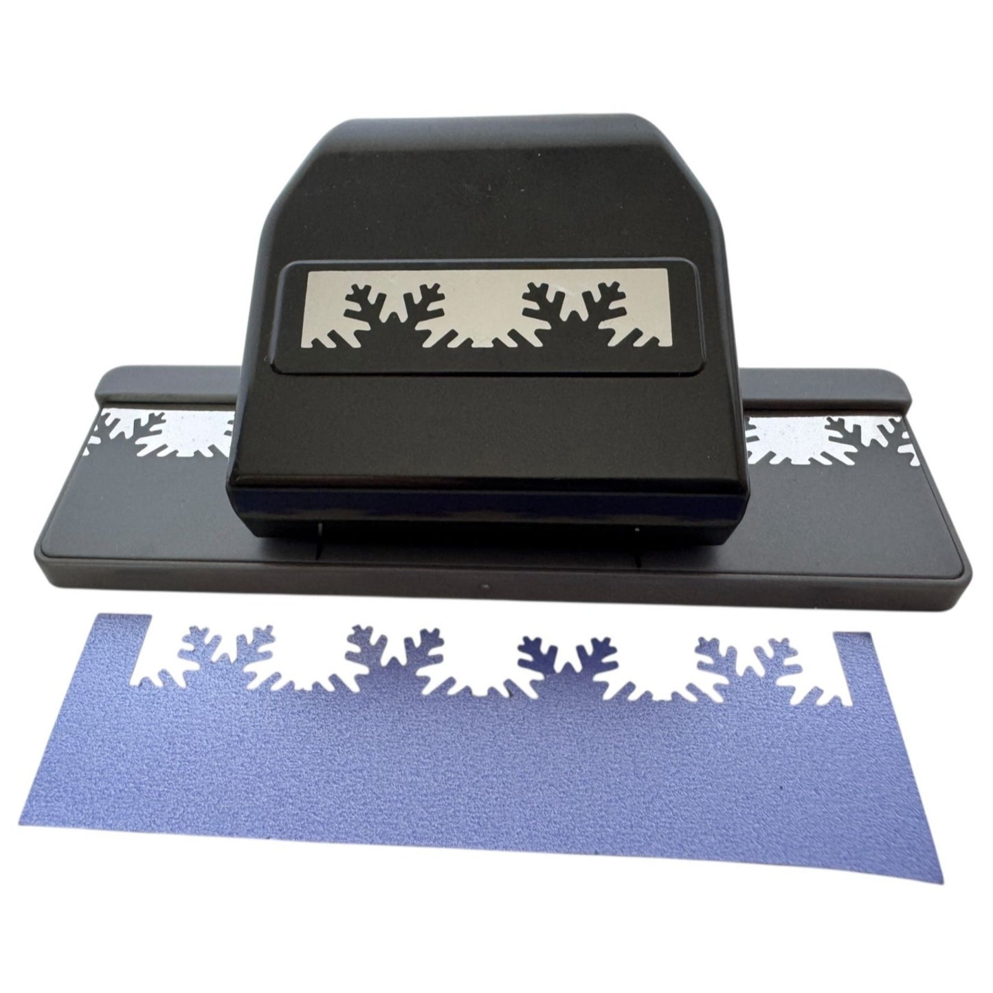 EK Success Snowflake Border Craft Punch Paper Border Trim Edge Winter Holidays