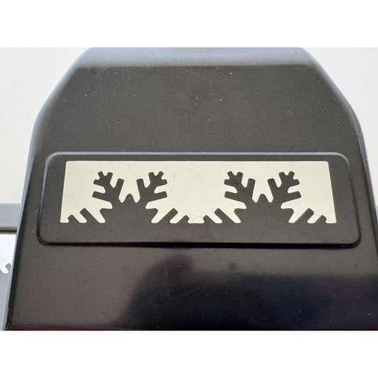 EK Success Snowflake Border Craft Punch Paper Border Trim Edge Winter Holidays