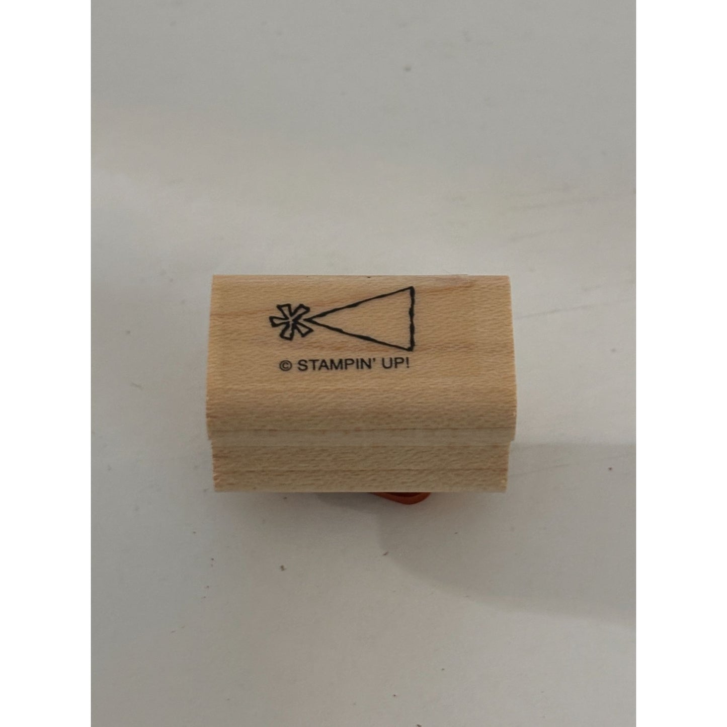 Stampin Up Rubber Stamp Birthday Party Hat Invitation Card Making Celebrate Star