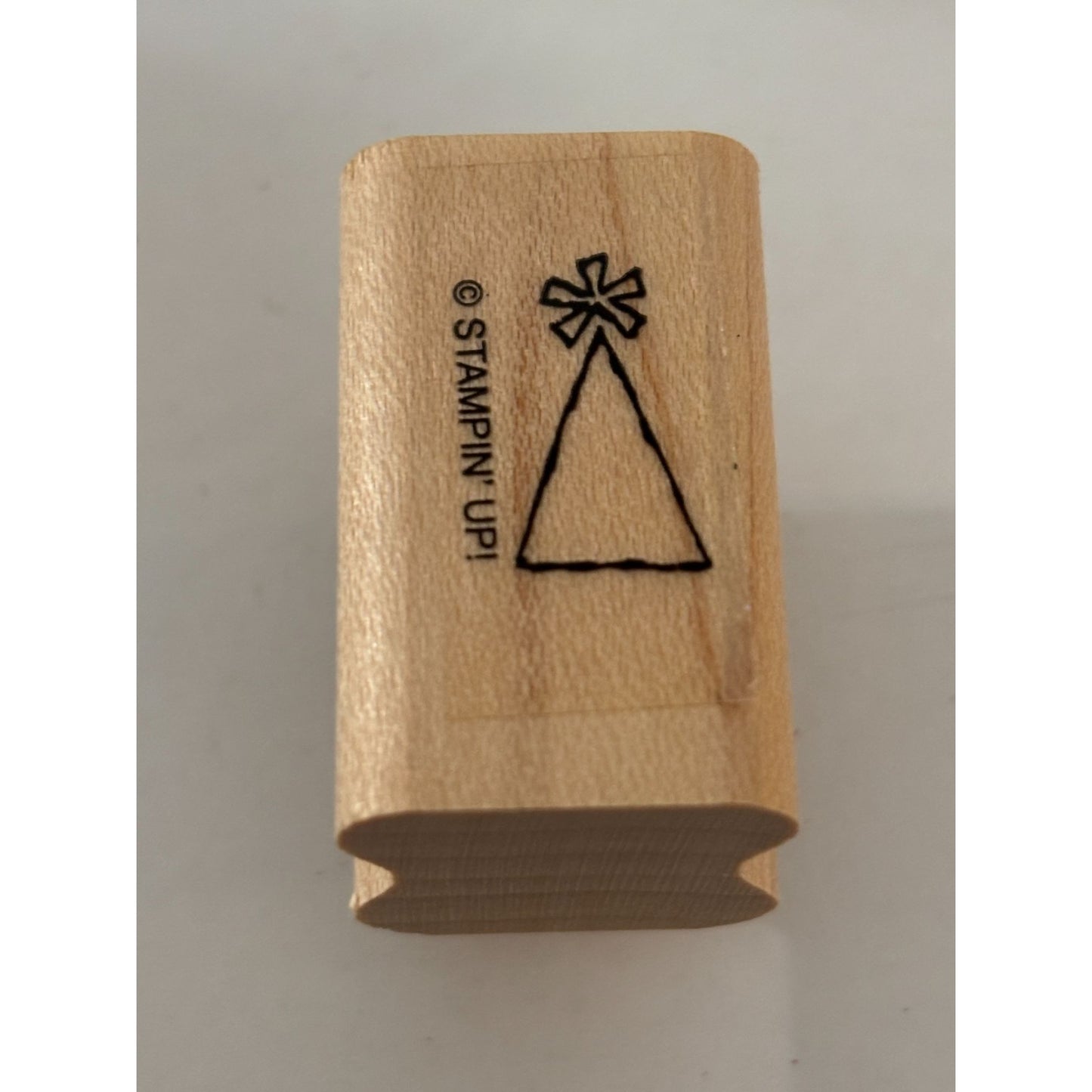 Stampin Up Rubber Stamp Birthday Party Hat Invitation Card Making Celebrate Star