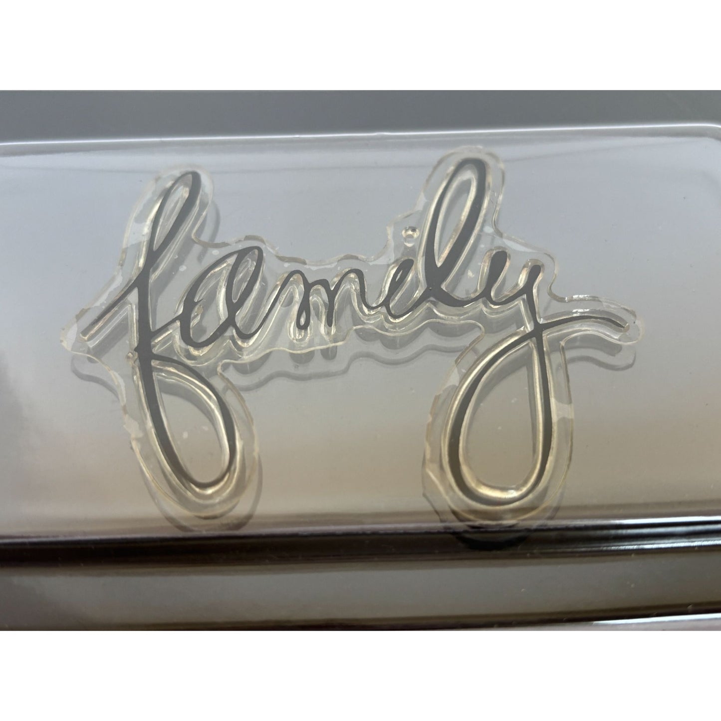 Heidi Swapp Clear Stamp Family Cursive Word Relationships Card Making Craft