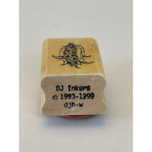 DJ Inkers Rubber Stamp Corn Farm Crop Food Fall Harvest Thanksgiving Card Making