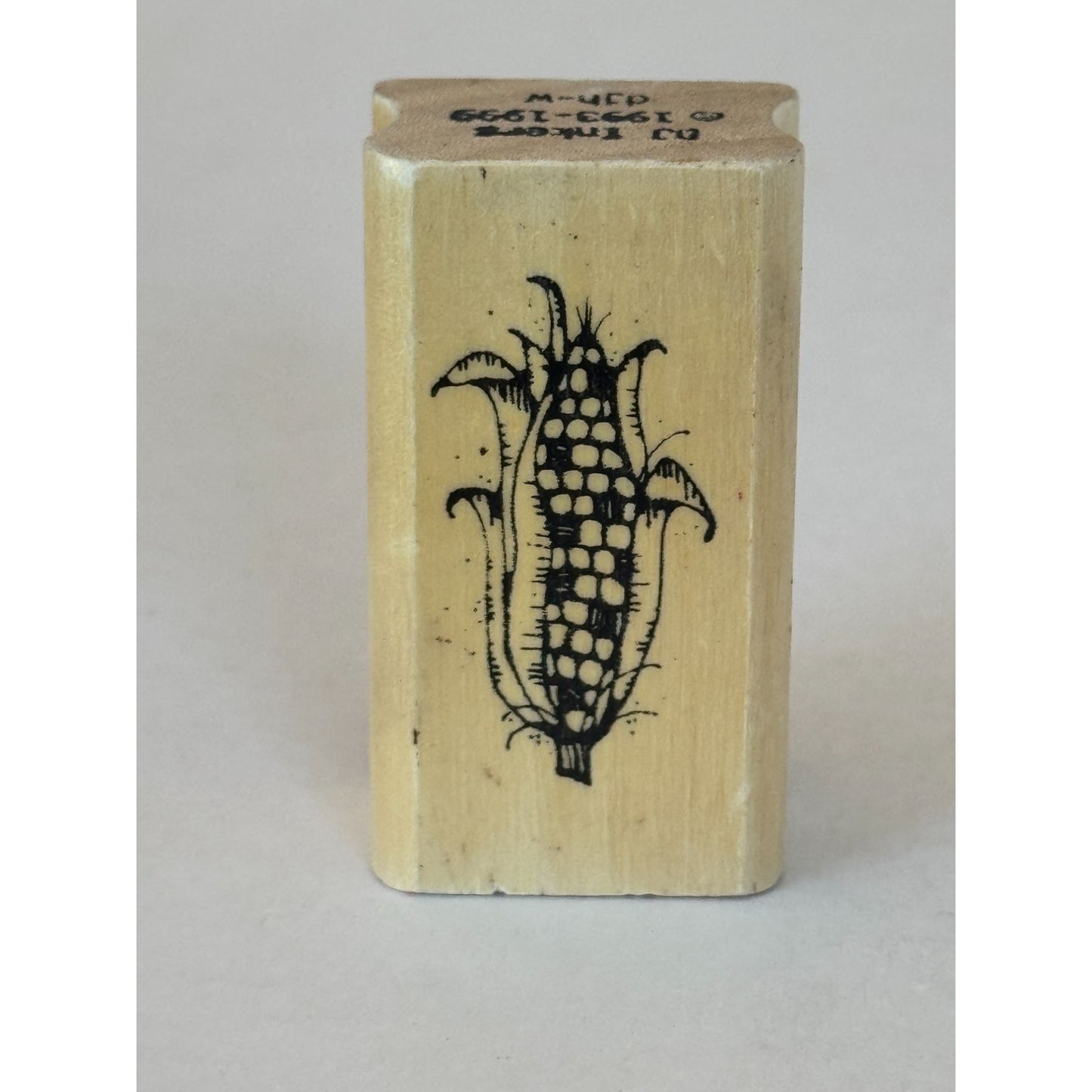 DJ Inkers Rubber Stamp Corn Farm Crop Food Fall Harvest Thanksgiving Card Making