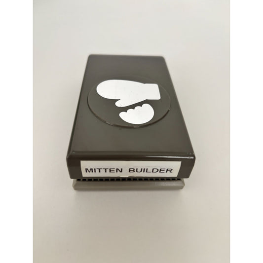 Stampin Up Paper Punch Mitten Builder Shape Christmas Cardmaking Mittens Holiday Craft Winter Scrapbooking