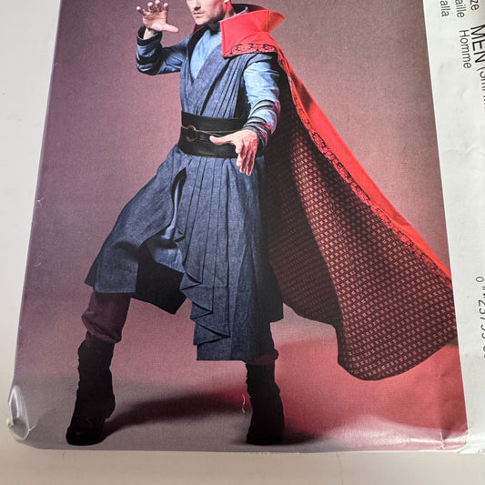 McCalls Sewing Pattern MP555 Wizard Costume Sorcerer Cape Cosplay Superhero Tunic Mens 34-52 Uncut