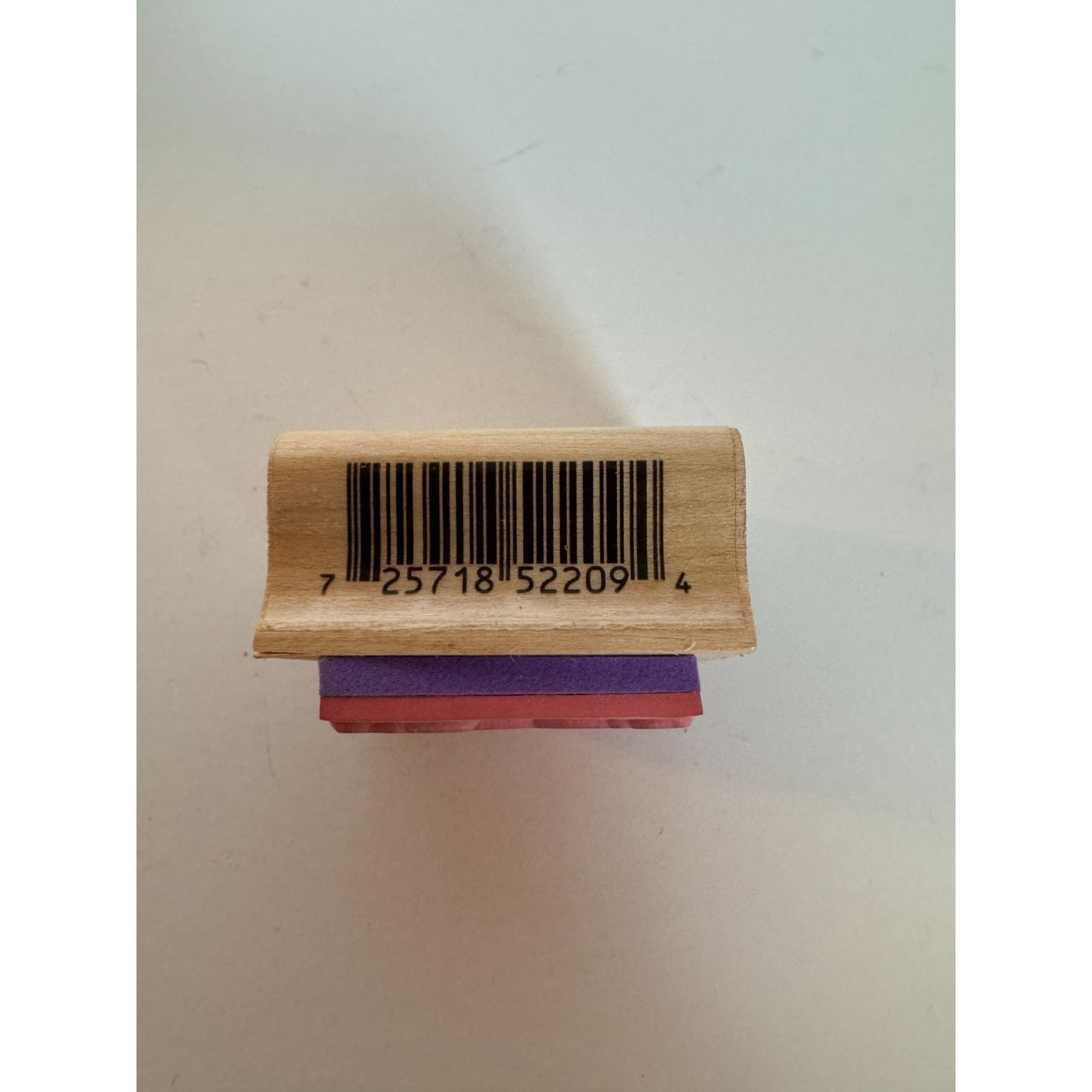 Inkadinkado Rubber Stamp Heart Character Waving Hello Card Making Love Sporty