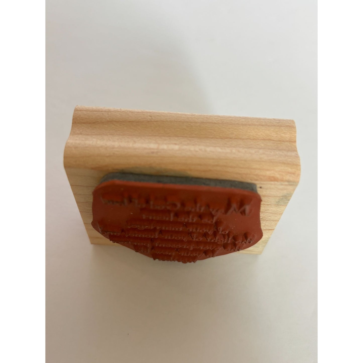 Stampin Up Rubber Stamp Wedding Card Making Sentiment Religious Christian Words