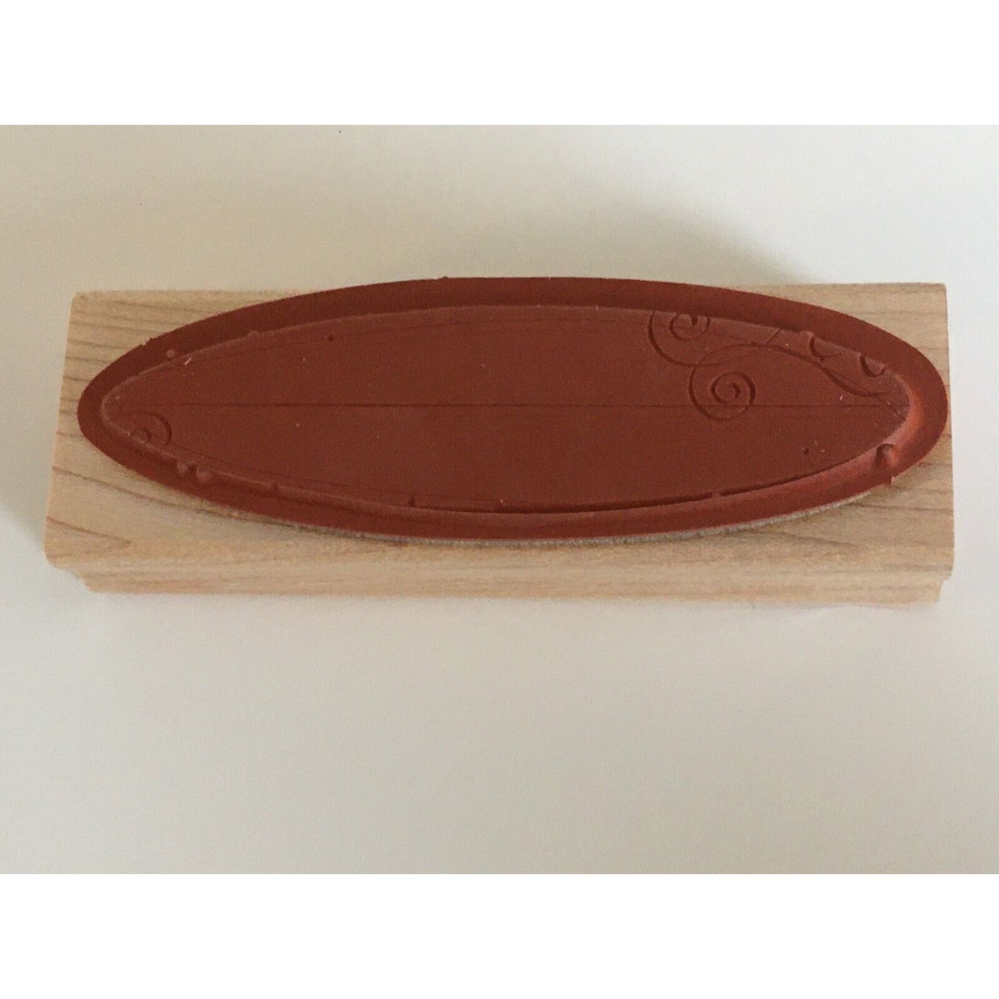 Stampin Up Rubber Stamp Just Surfing Wave Surfboard Ocean Beach Rare Retired