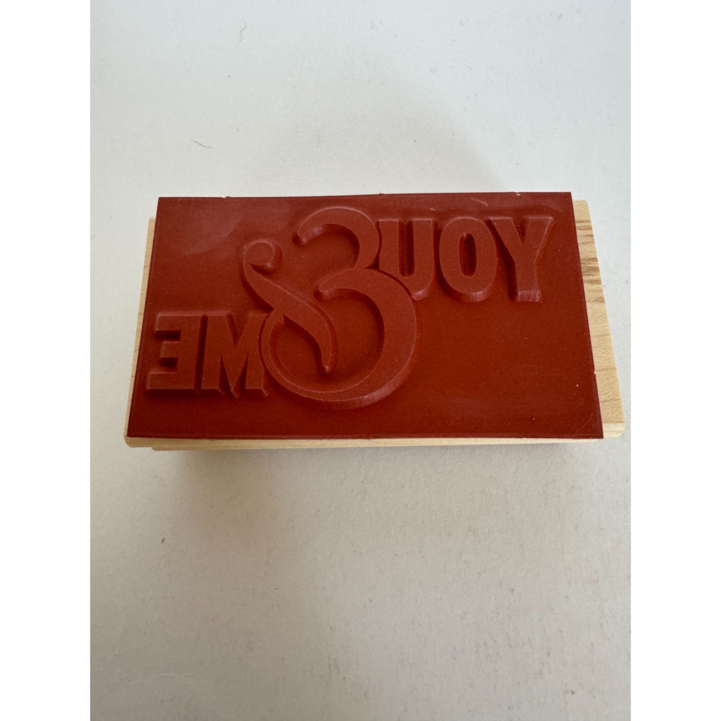 Stampin Up You & Me Rubber Stamps Together Two Hearts Marriage Made in Heaven