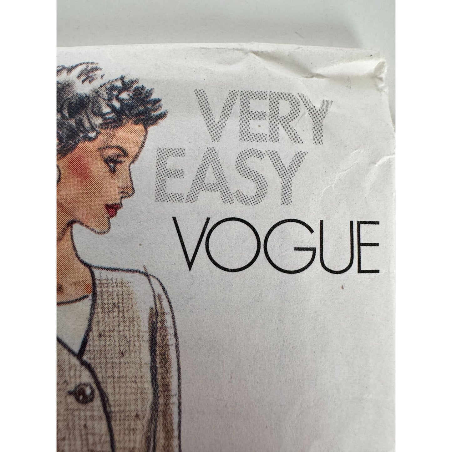 Vogue Sewing Pattern 9898 Misses Jacket Top Pants Work Outfit Size 6 8 10 Uncut