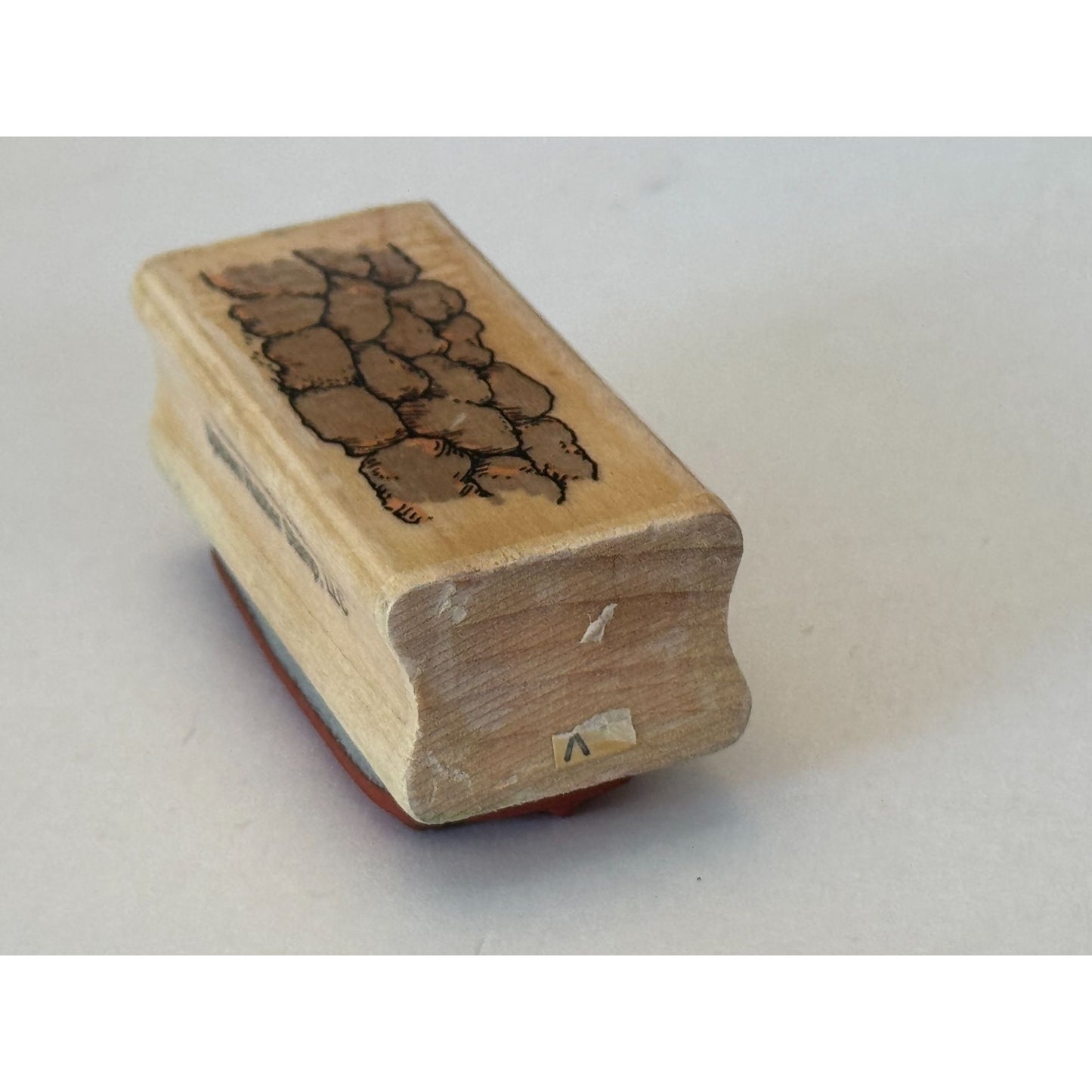 Holly Pond Hill Rubber Stamp Rock Wall Stones Scene Maker Border Edge Uptown