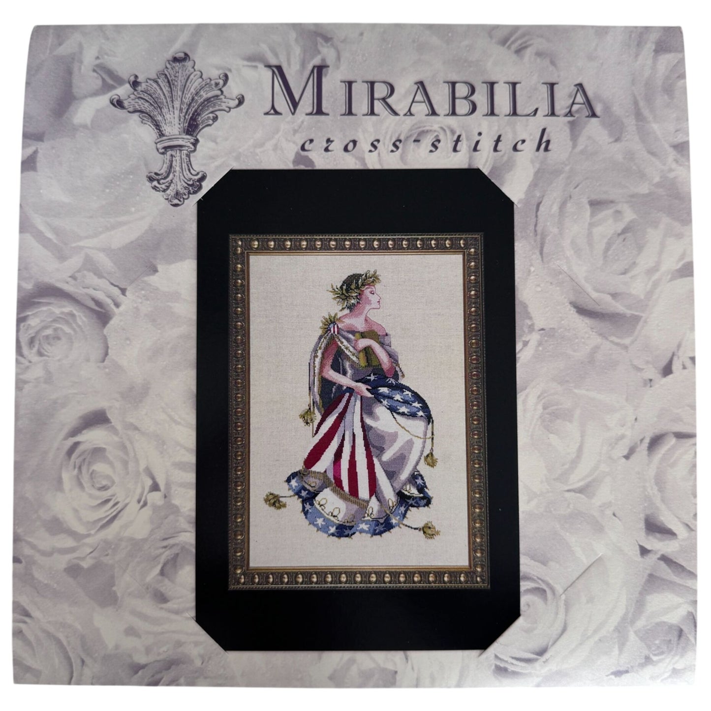 Mirabilia Cross Stitch Pattern Queen of Freedom Nora Corbett Chart Only Patriotic MDL6426 Flag