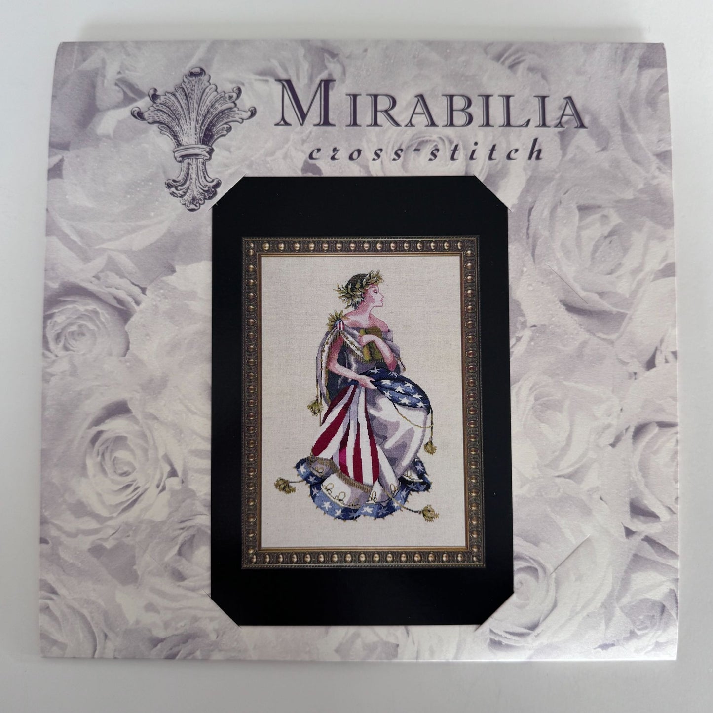 Mirabilia Cross Stitch Pattern Queen of Freedom Nora Corbett Chart Only Patriotic MDL6426 Flag