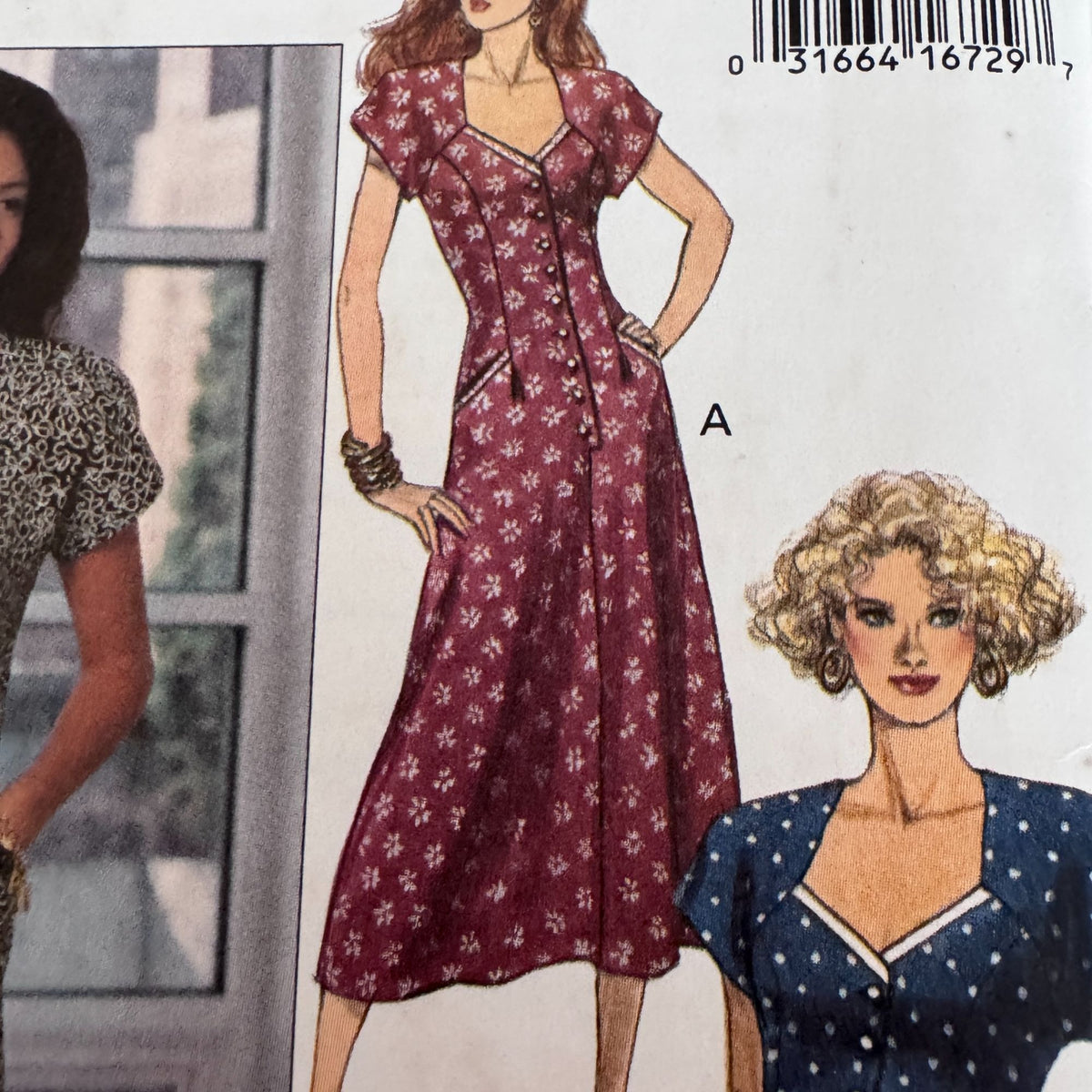 Butterick Sewing Pattern 6874 Dress Wide Leg Jumpsuit 1990s Quiet Luxury 6-12 Uncut Summer