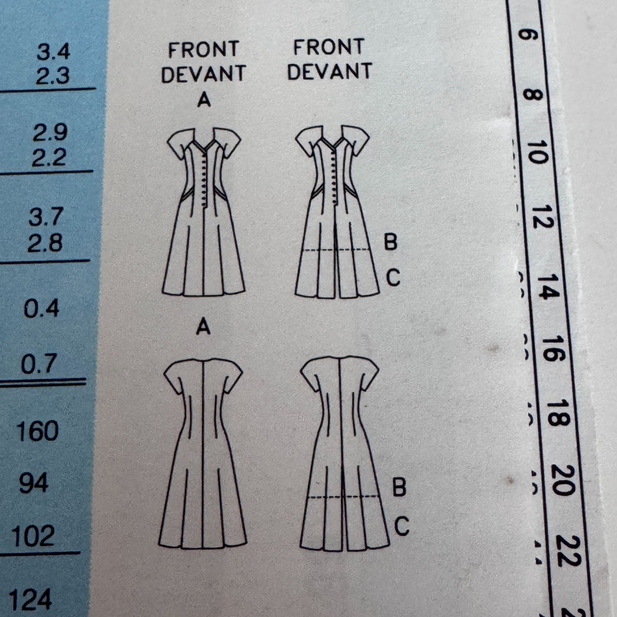 Butterick Sewing Pattern 6874 Dress Wide Leg Jumpsuit 1990s Quiet Luxury 6-12 Uncut Summer