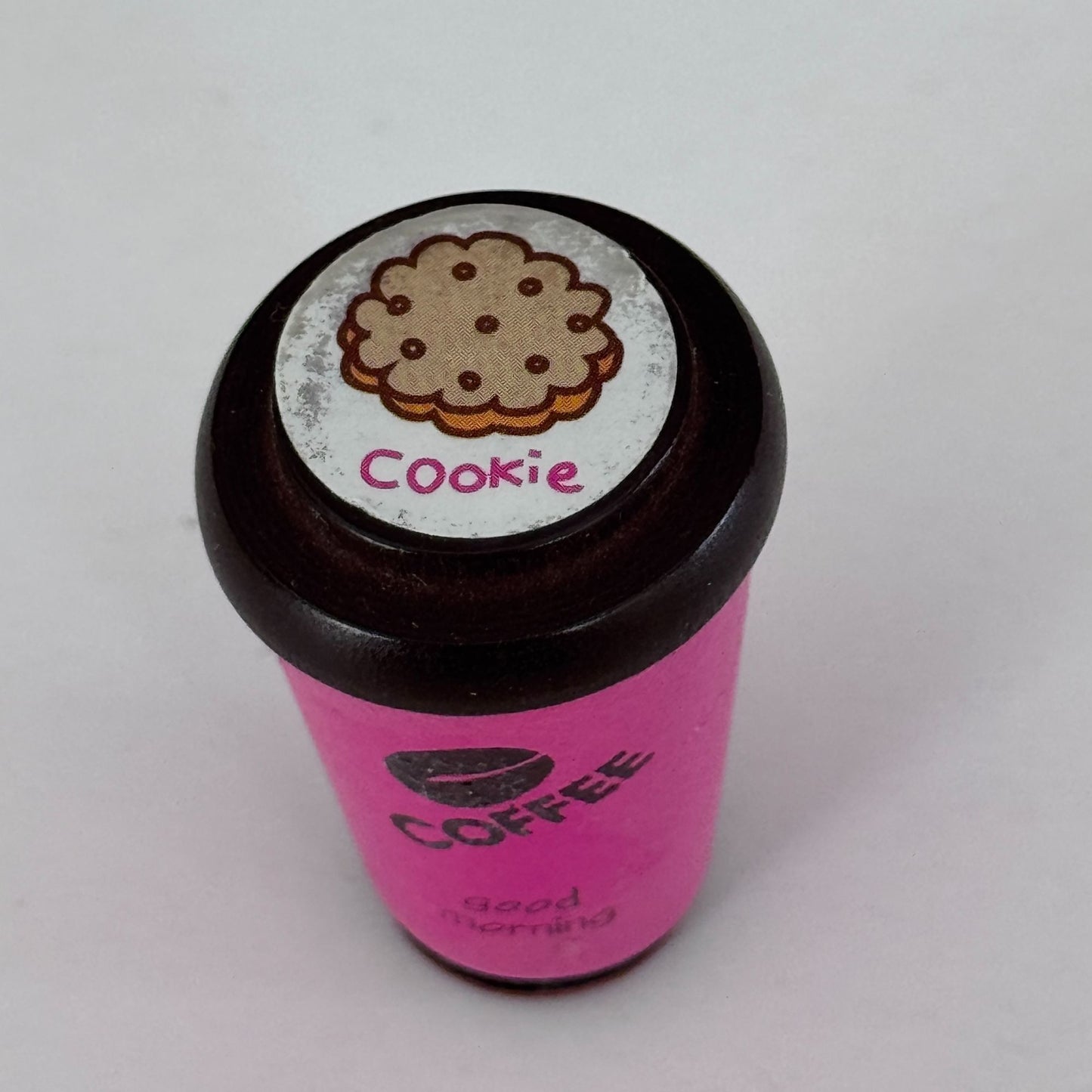 Stamp Coffee Rubber Stamp Tiny Cookie  Food Coffee Cup Shaped Stamp Kawaii Small