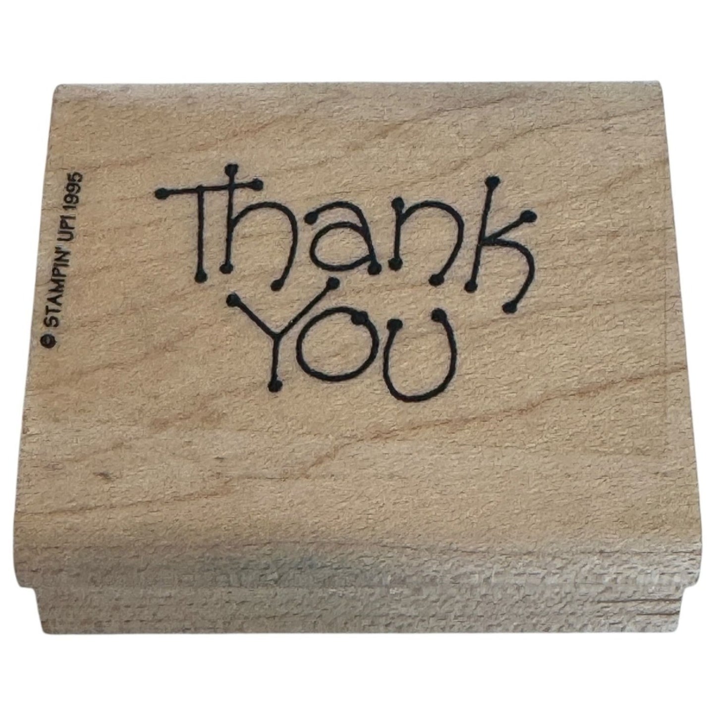 Stampin Up Rubber Stamp Thank You Card Making Words Sentiment Gratitude Craft