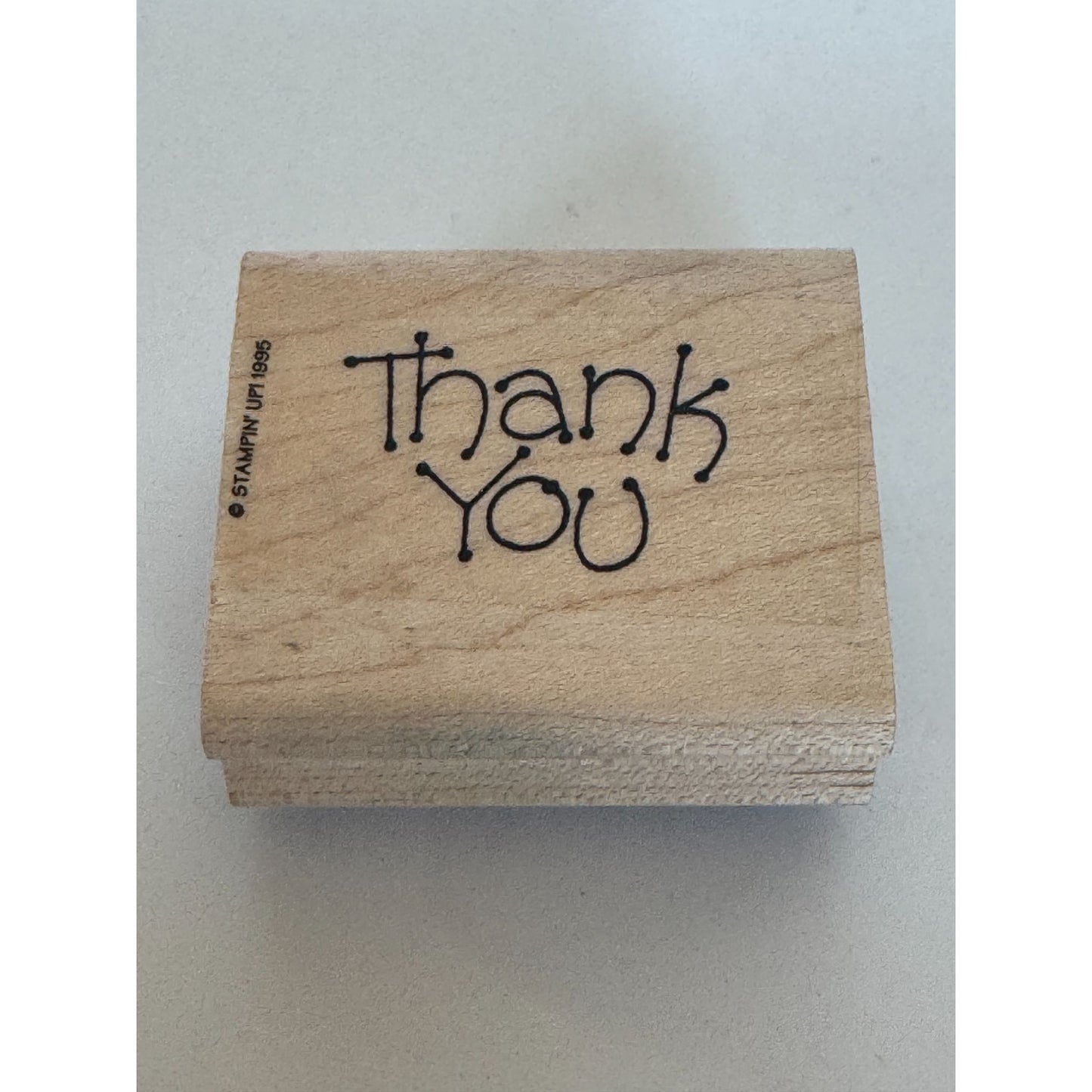 Stampin Up Rubber Stamp Thank You Card Making Words Sentiment Gratitude Craft