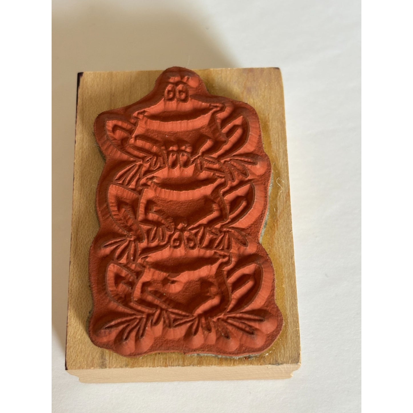 Penny Black Rubber Stamp Frog Family Its A Circus Vertical Whimsical Card Making