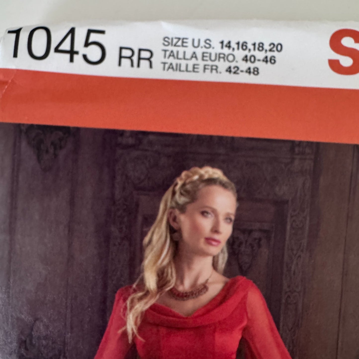 Simplicity Sewing Pattern 1045 Medieval Dress Costume Fantasy Renaissance Cosplay 14-20 Uncut